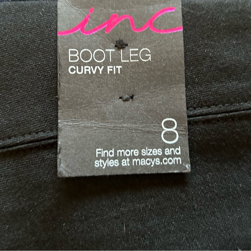 INC Black Boot Leg Pants - Picture 5 of 6